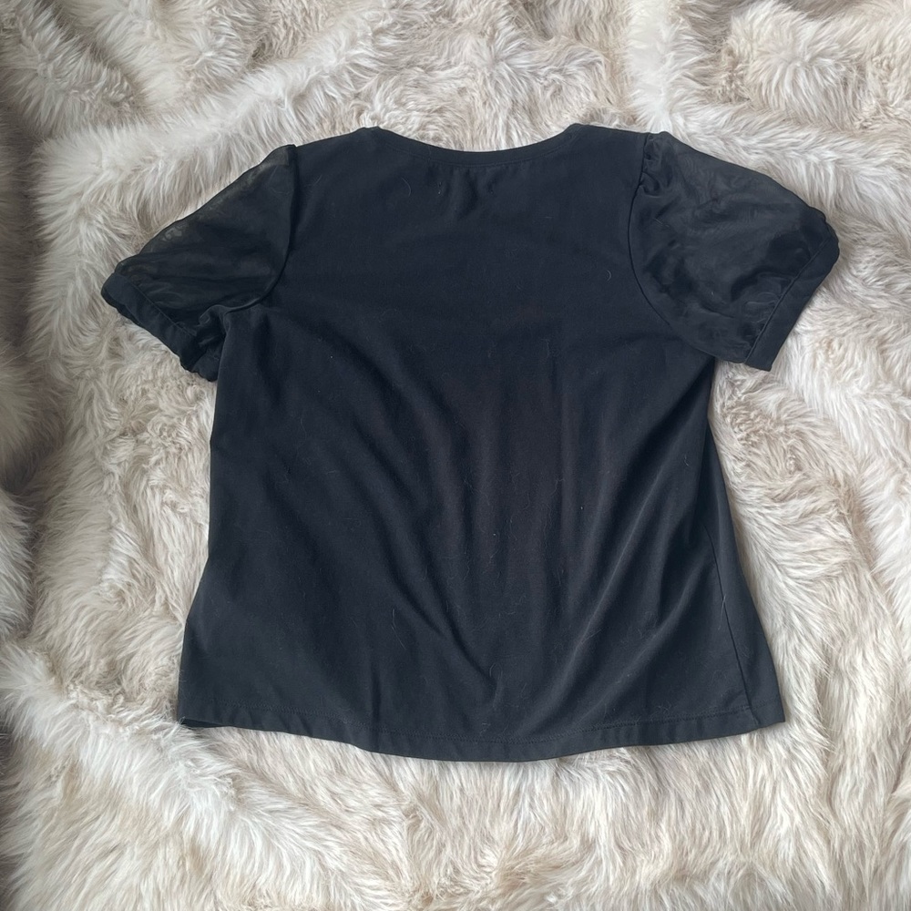 Madewell Sheer-Sleeve Shirt - Picture 6 of 6